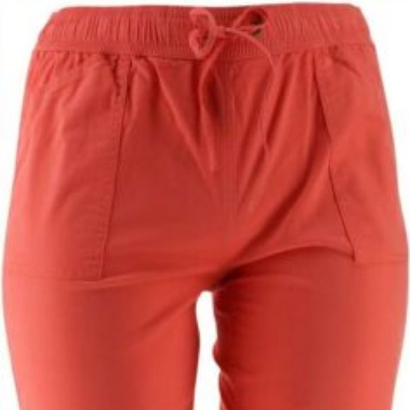 NWT LIZ CLAIBORNE NY JACKIE PULL ON CROP PANTS 28W - Picture 3 of 14